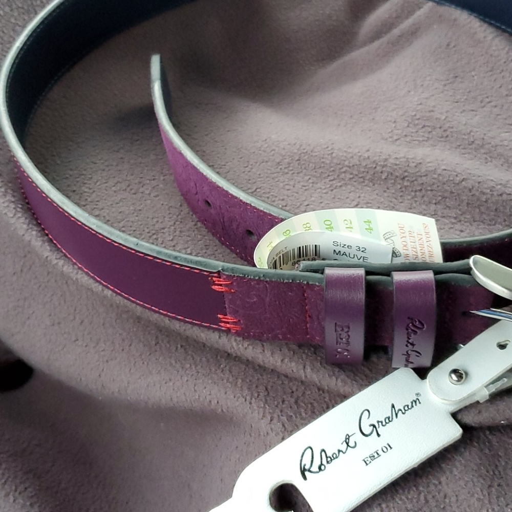Robert Graham mauve belt
